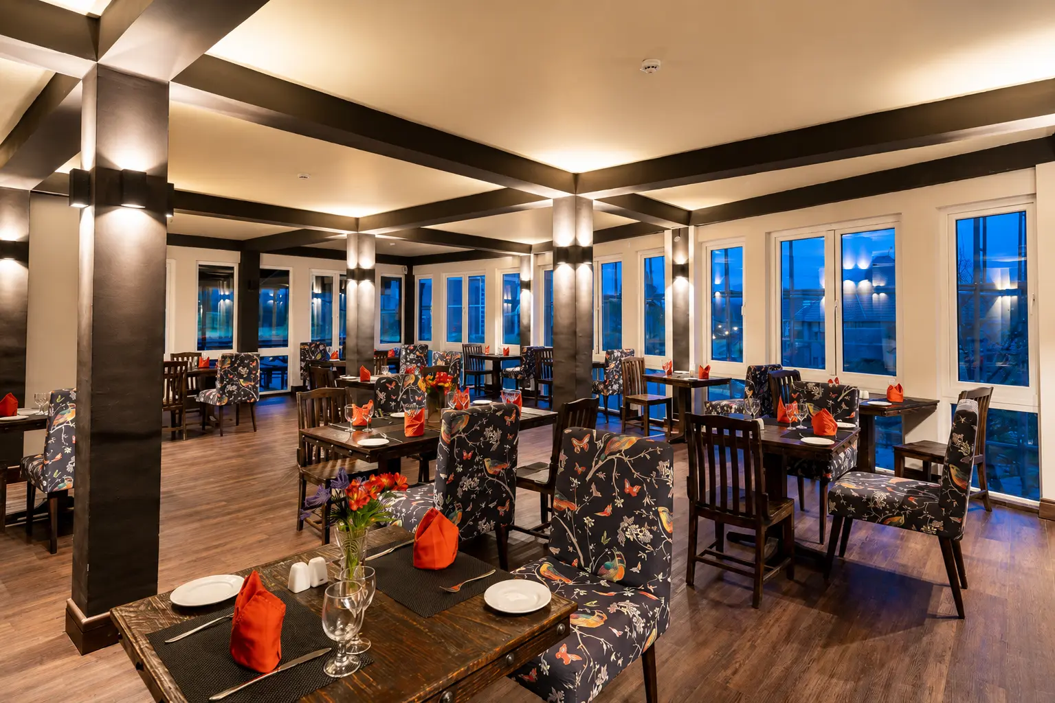 Restaurant interior at Pedro Barn Hotel